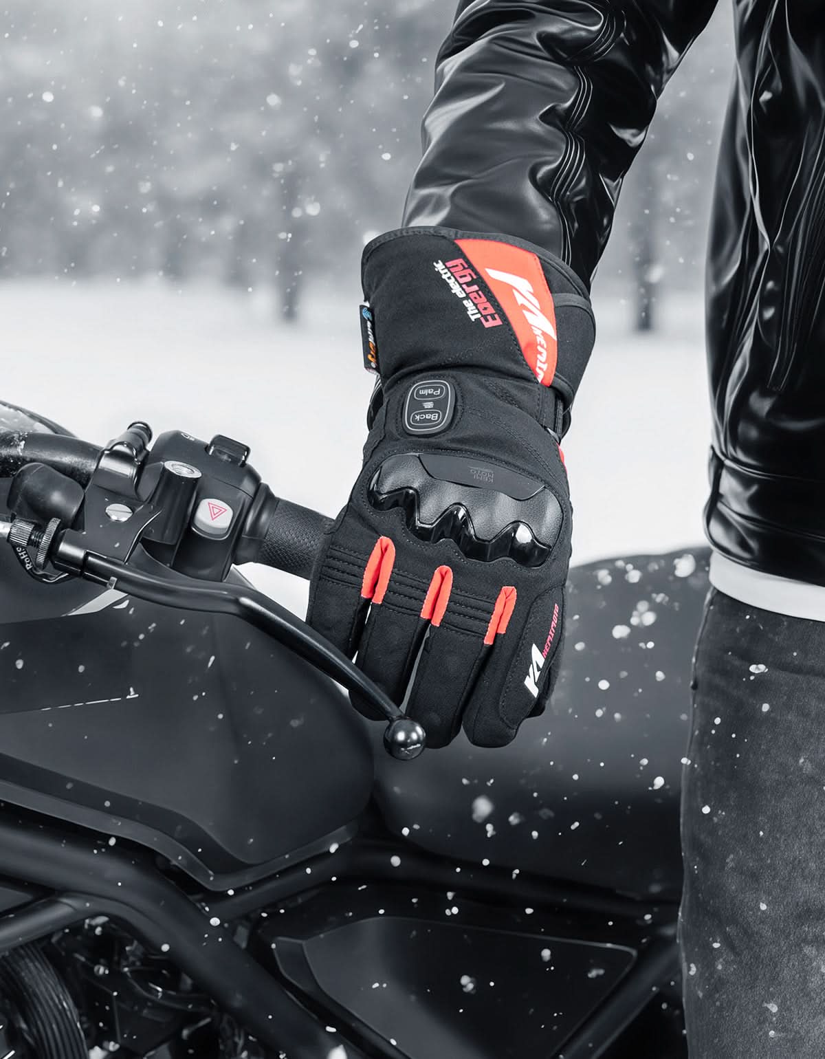 Heated Motorcycle Gloves 2025 with Protective Shields and Battery - Image 22