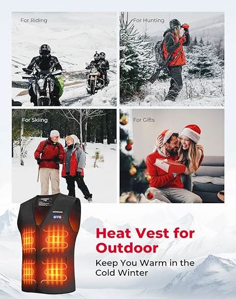 Heated Vest for Men & Women with Battery Pack Included - Image 11