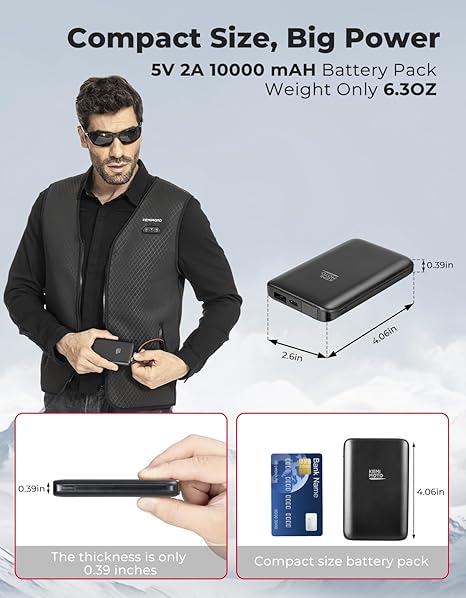 Heated Vest for Men & Women with Battery Pack Included - Image 4