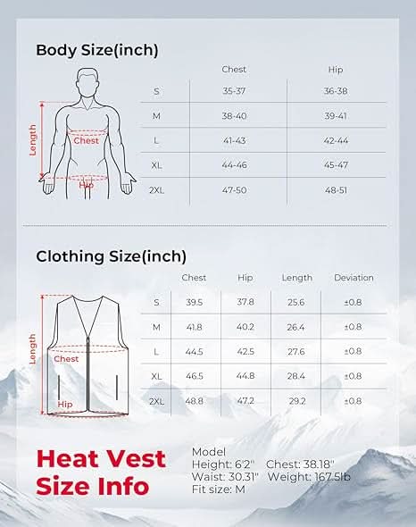 Heated Vest for Men & Women with Battery Pack Included - Image 6