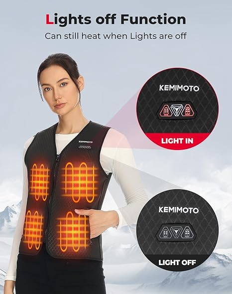 Heated Vest for Men & Women with Battery Pack Included - Image 8