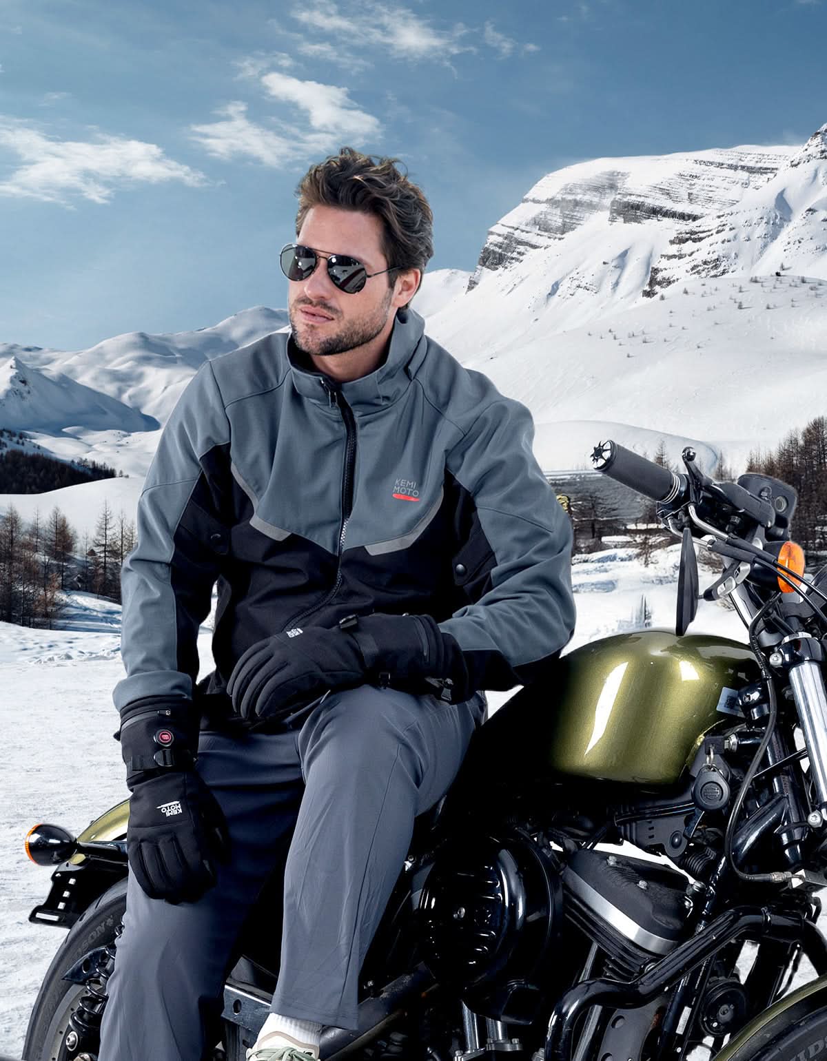 Heated Motorcycle Gloves Men Women 7.4V Battery Waterproof Touchscreen - Image 8