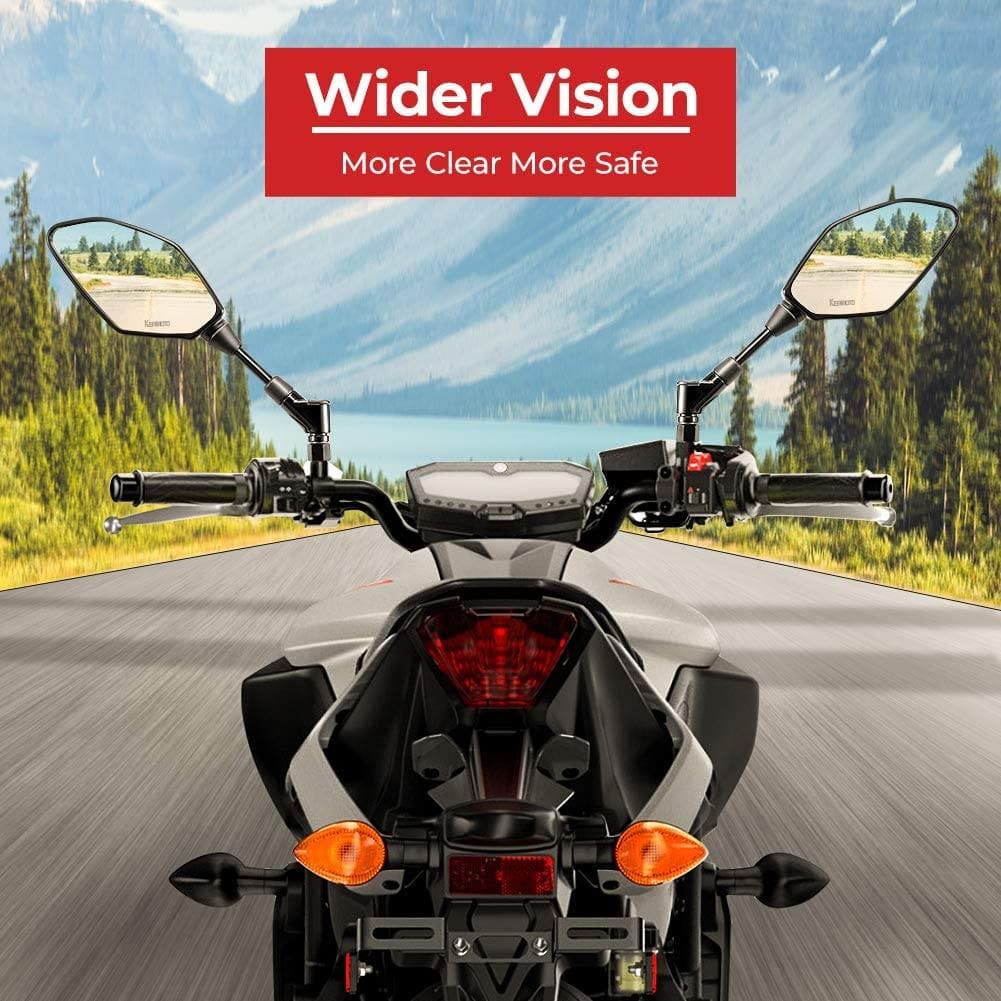 Motorcycle Rear View Side Mirrors for Grom Navi - Image 2