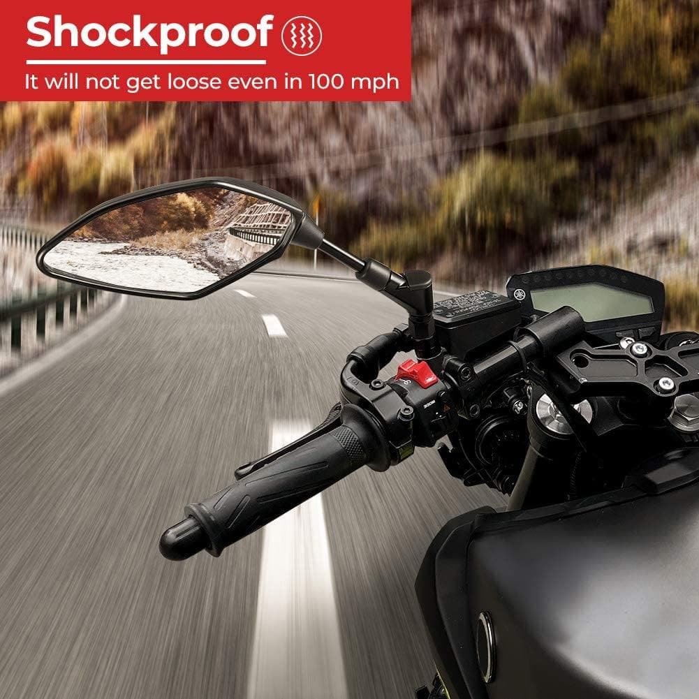 Motorcycle Rear View Side Mirrors for Grom Navi - Image 3