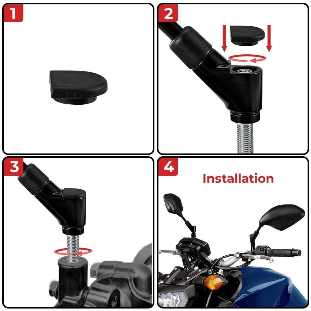 Motorcycle Rear View Side Mirrors for Grom Navi - Image 5