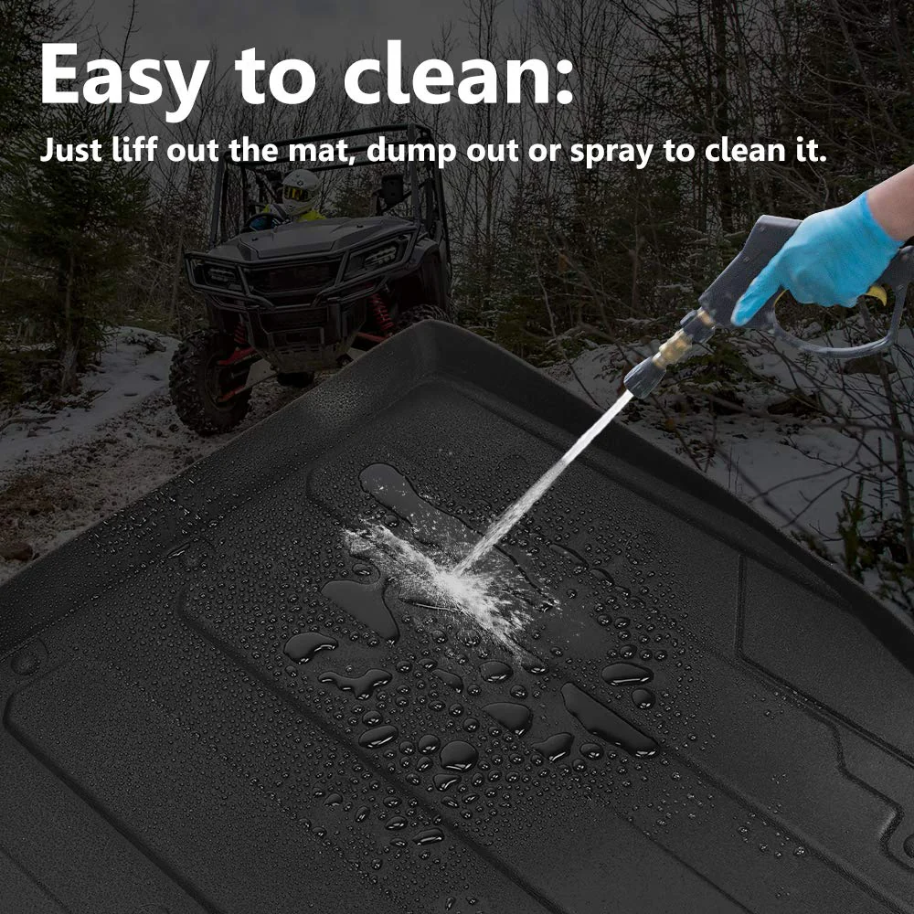 Rubber Bed Mat Liner for Pioneer 1000-5 2016-2025 - Image 4
