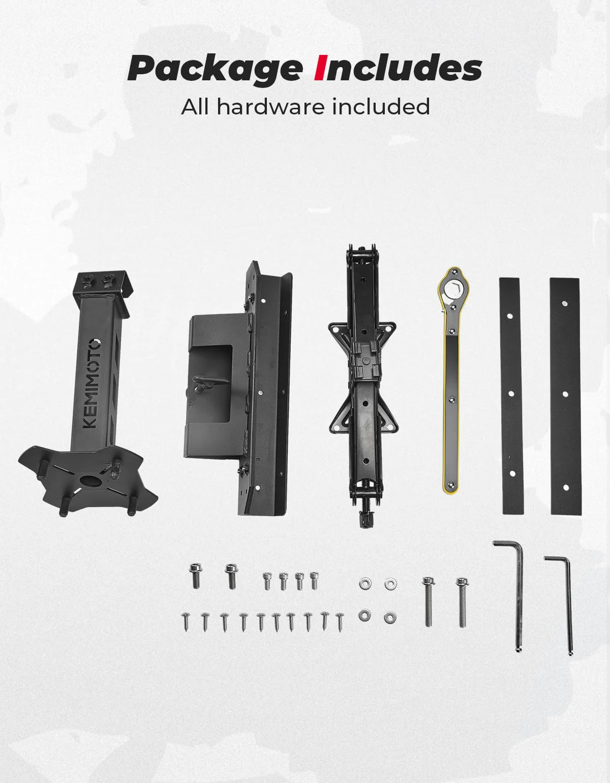 Spare Tire Mount for Pioneer 1000/1000-6 2016-2023 - Image 6