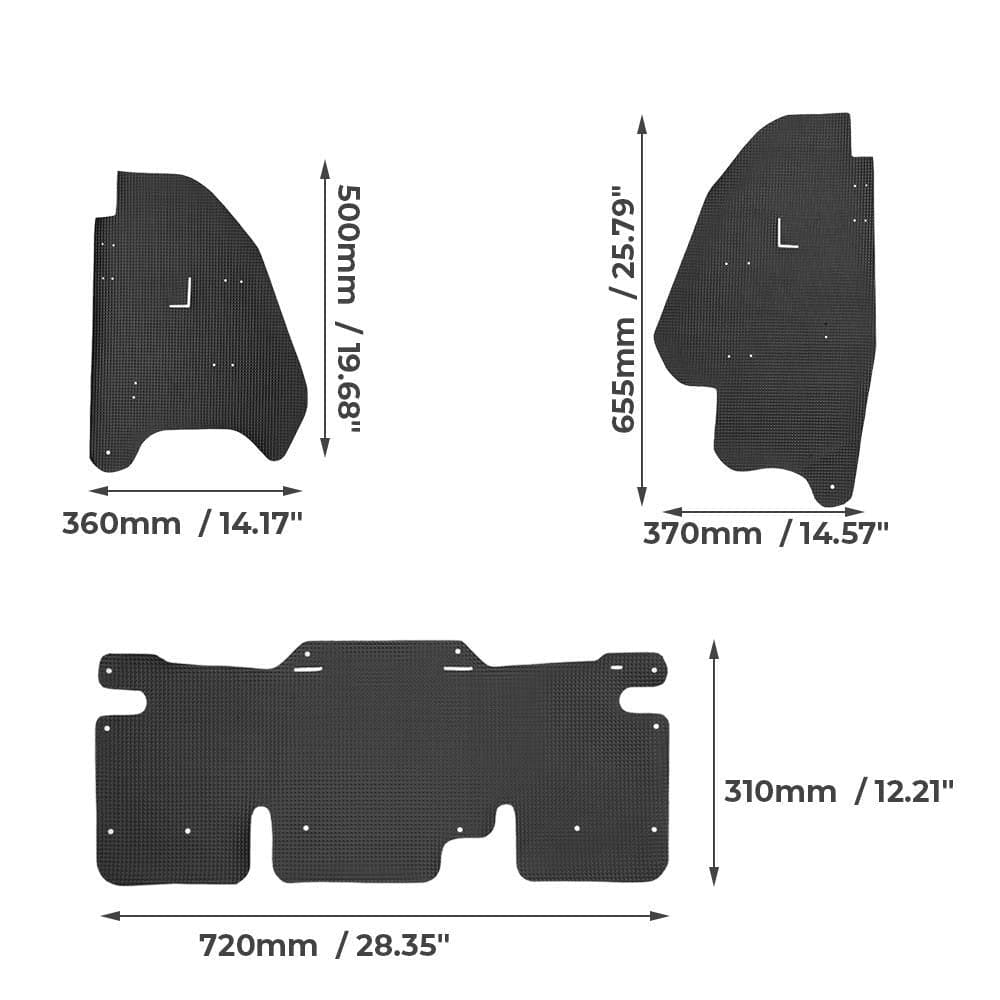 Mud Guard for Honda Talon 1000R/ 1000X 3 pcs - Image 6