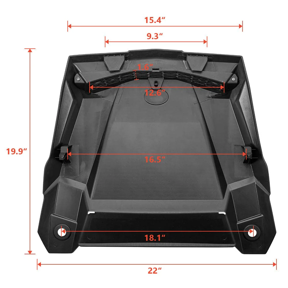 UTV Turbo Hood Scoop for RZR XP 1000/XP Turbo/1000S/900 - Image 7