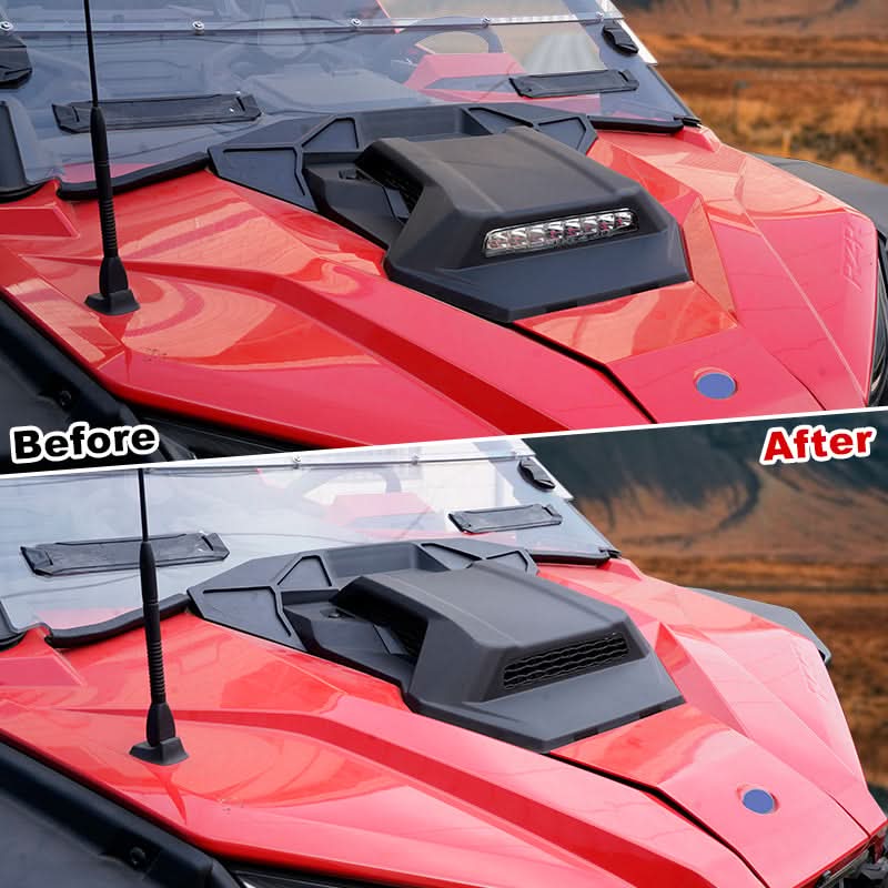 Hood Scoop with LED Spotlight for Polaris RZR PRO XP/ XP4 - Image 4