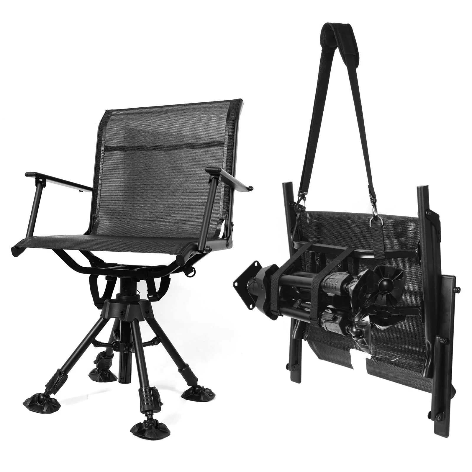 360 Degree Silent Swivel Blind Hunting Chair - Image 8
