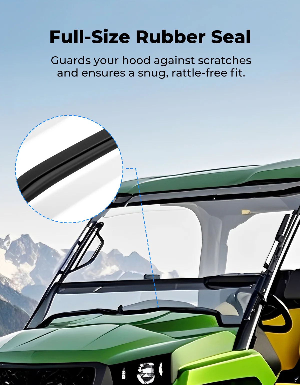 Flip Windshield for John Deere Gator - Image 9