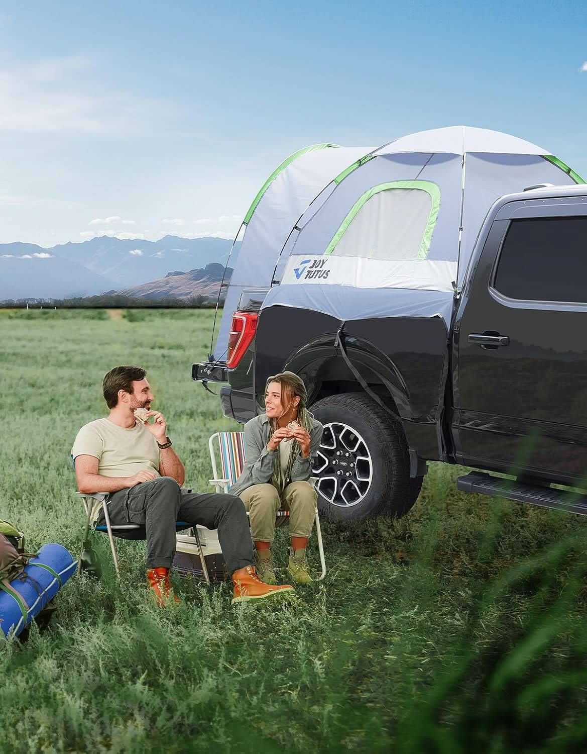 JOYTUTUS Truck Tent with Rainfly 5.5Ft-6Ft - Image 5