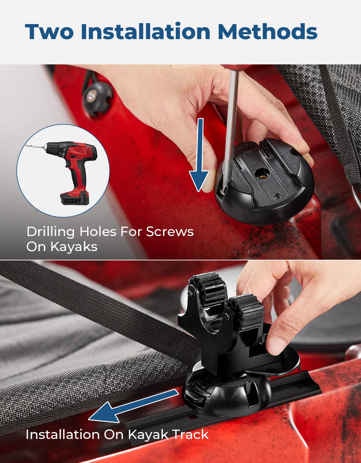 2PCS Paddle Holder for Fishing Kayak - Image 3