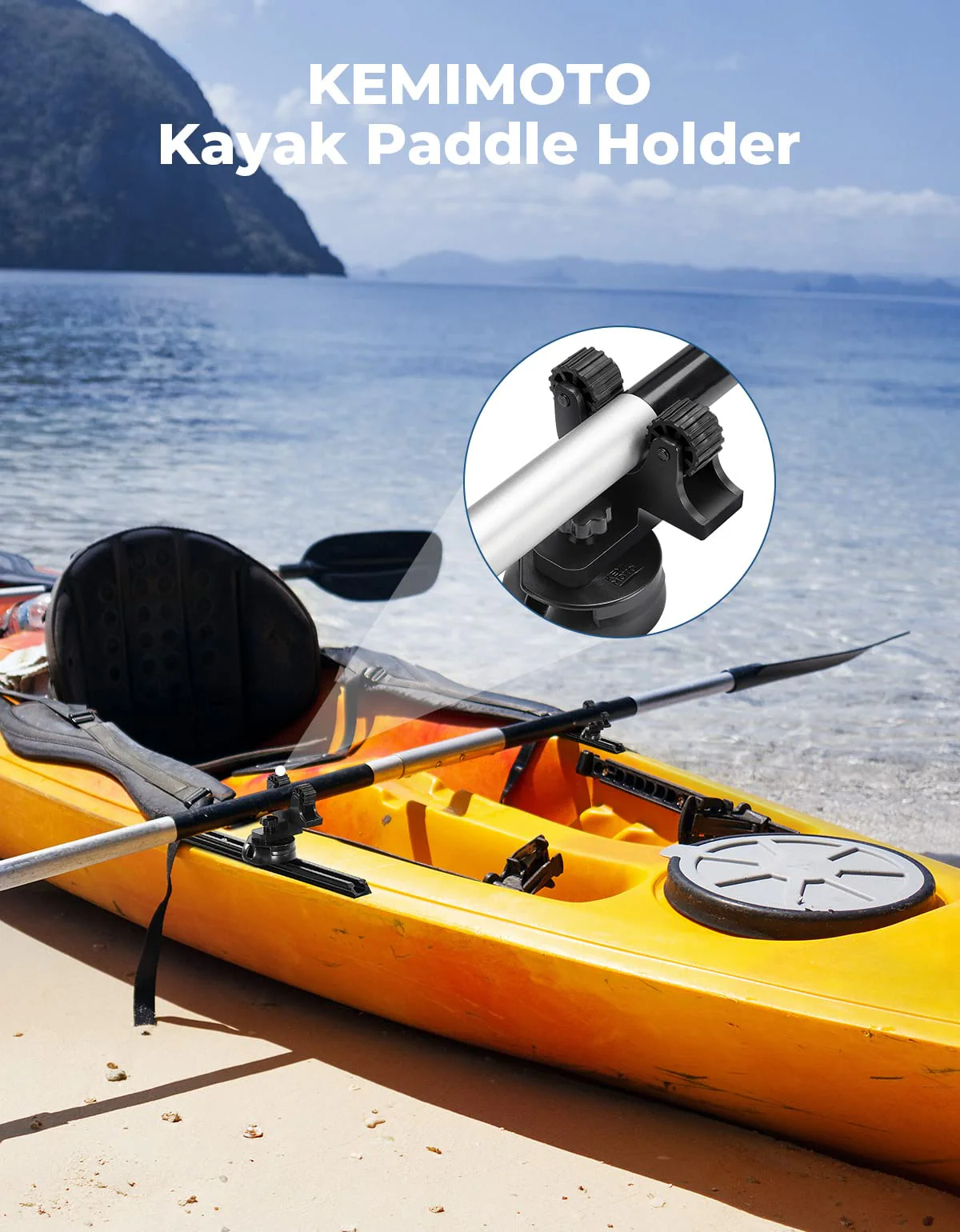 2PCS Paddle Holder for Fishing Kayak - Image 5