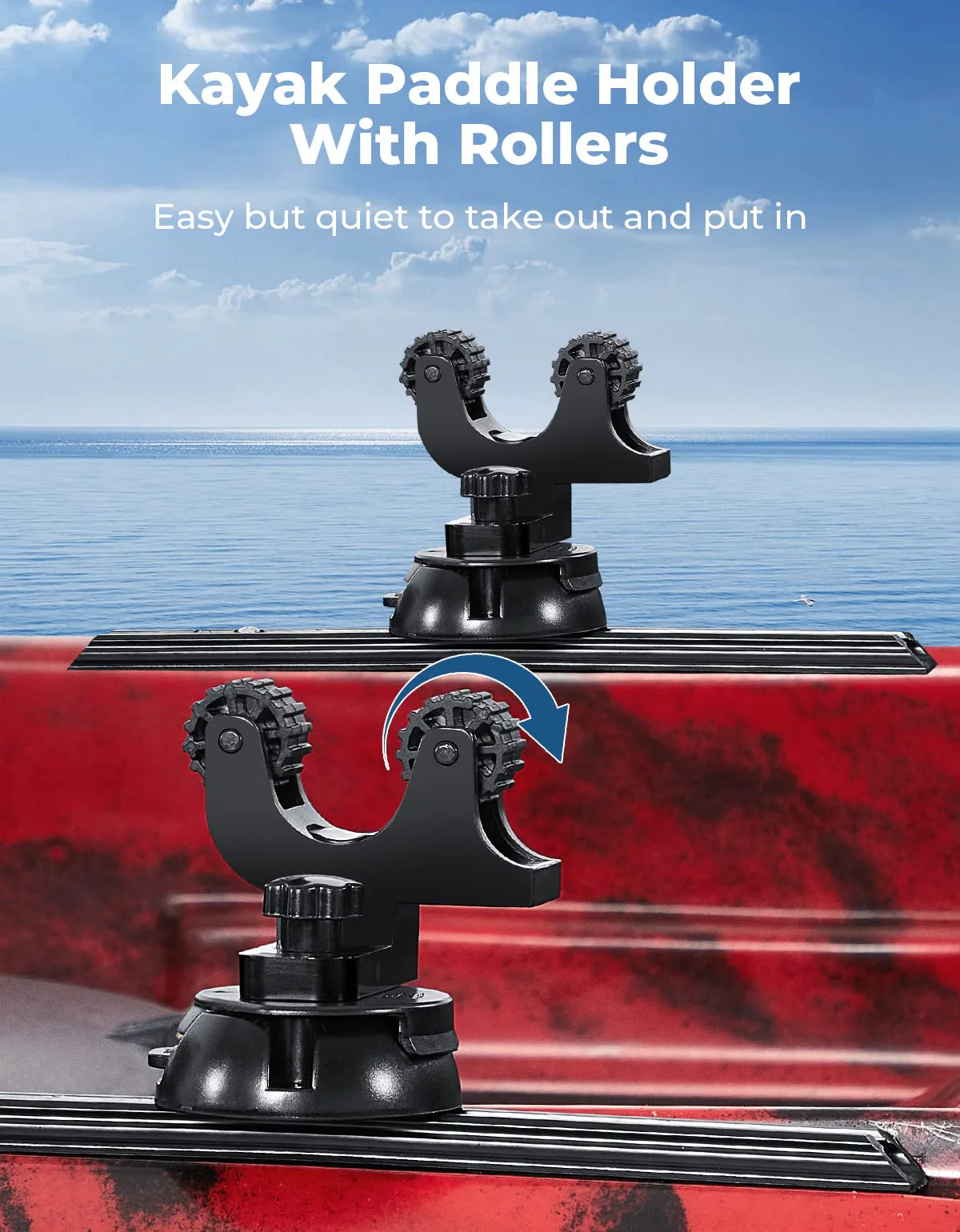 2PCS Paddle Holder for Fishing Kayak - Image 6