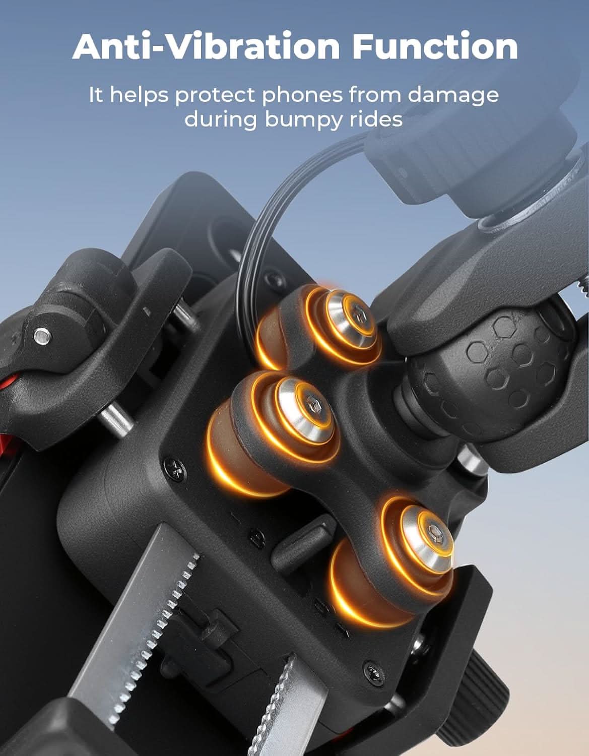 KEMIMOTO Charging Phone Mount For Motorcycle - Image 4