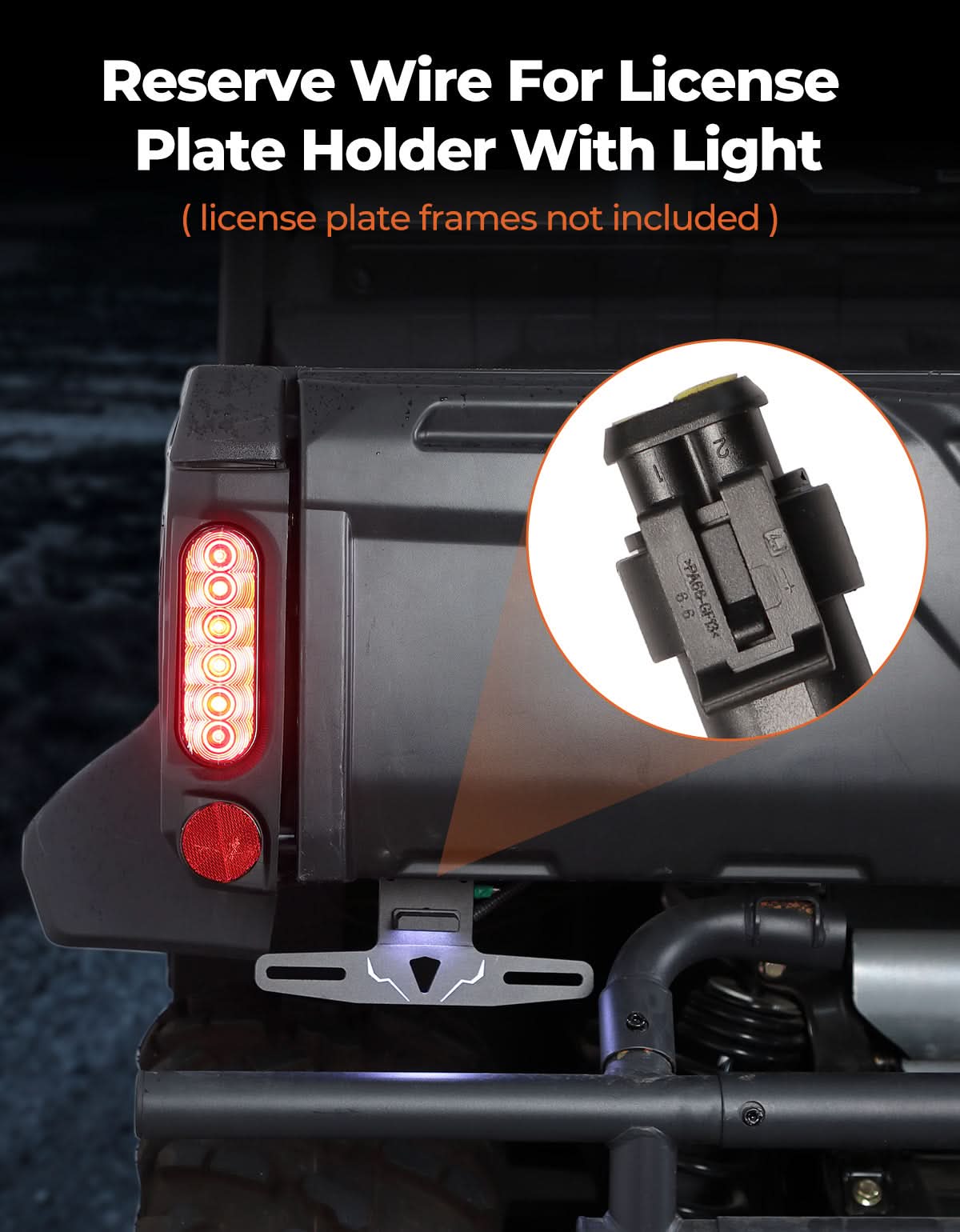 KEMIMOTO Turn Signal Kit For 2020+ Can-Am Defender - Image 6