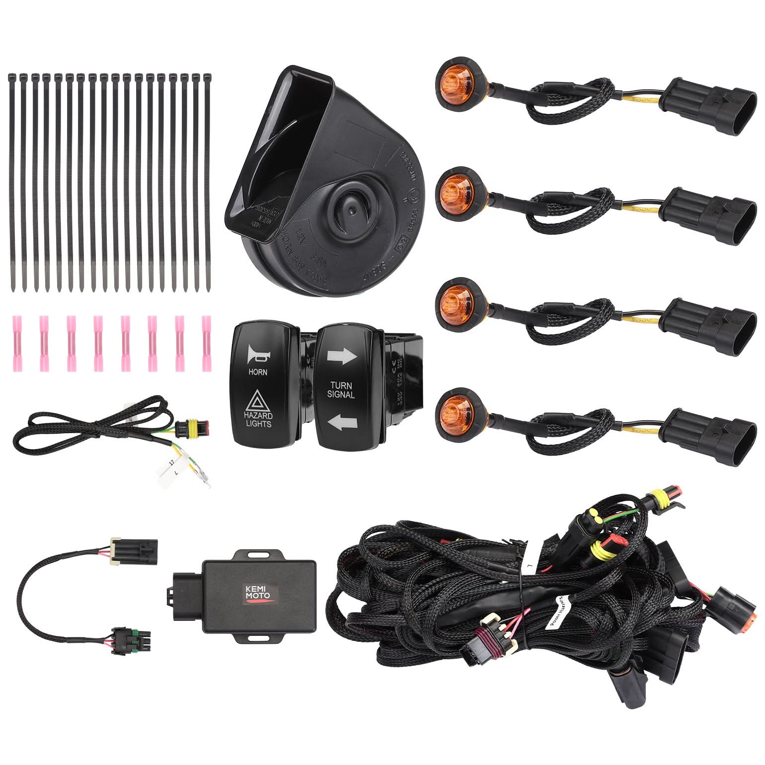 KEMIMOTO Turn Signal Kit For 2020+ Can-Am Defender - Image 9