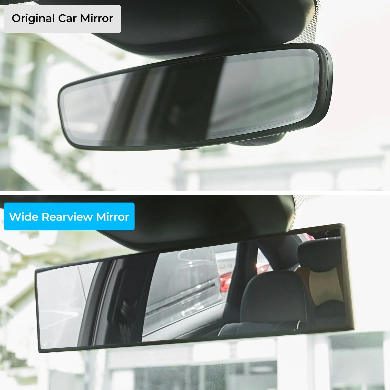 JOYTUTUS Universal Rear View Mirror, 11.81 Inch - Image 3