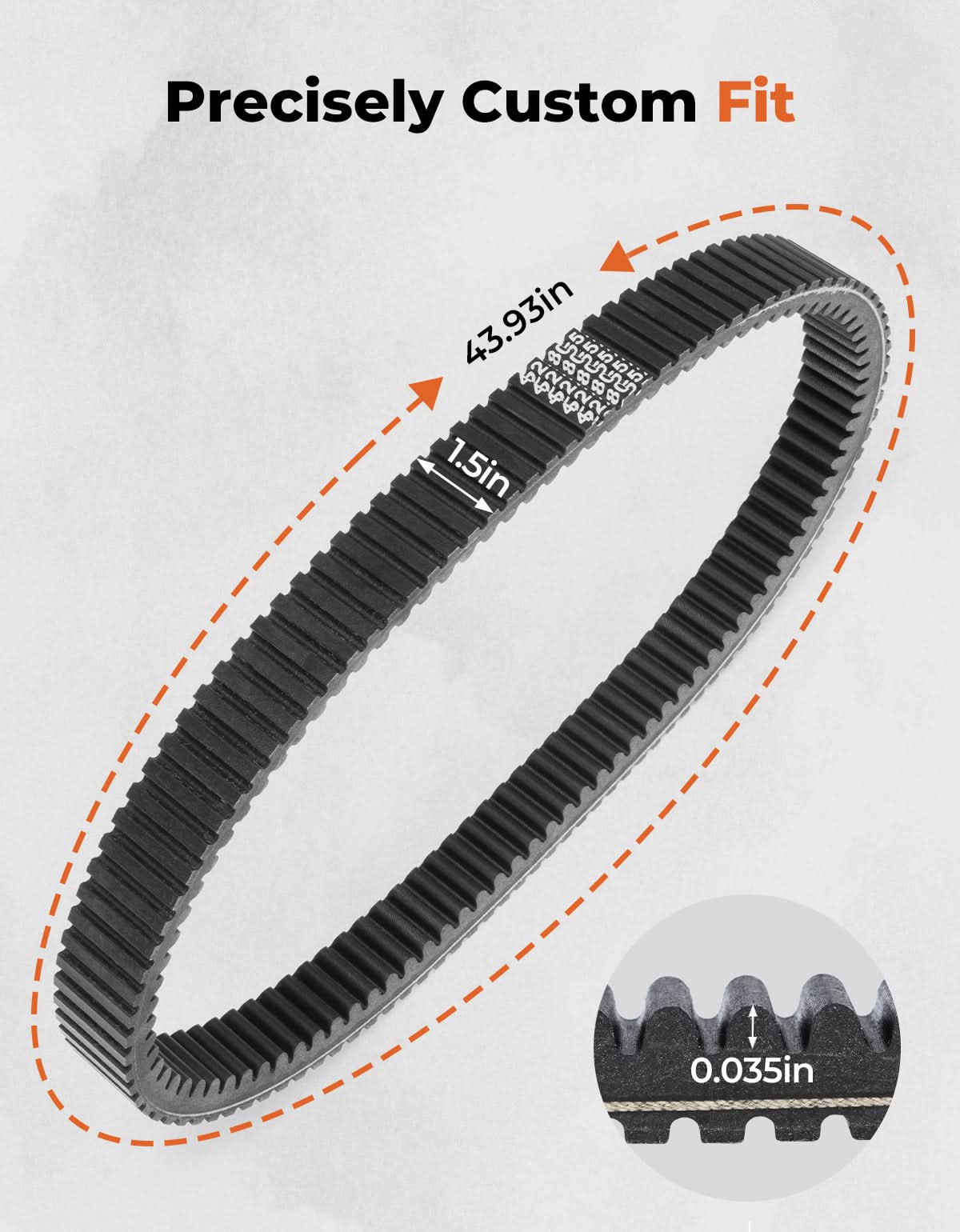 KEMIMOTO Upgraded X3 Drive Belt for Can-Am Maverick X3 and MAX - Image 5