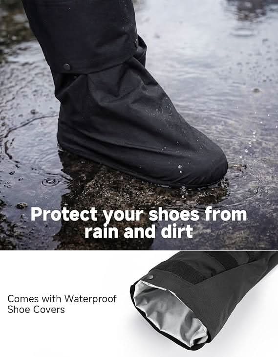KEMIMOTO  Waterproof Lightweight Outdoor Rain Pants with Carry Bag for Cycling, Hiking, Camping, Golf - Image 5