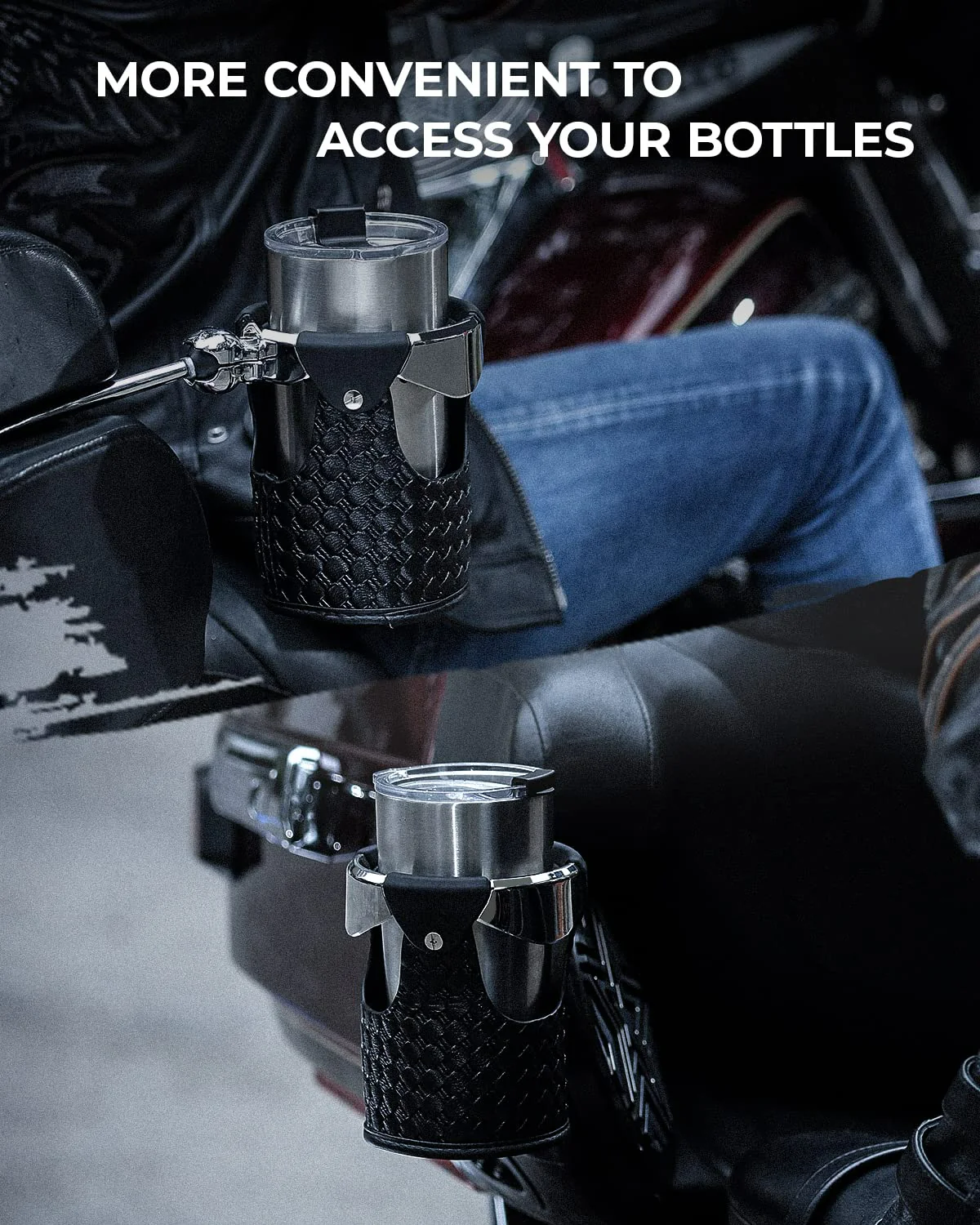 Touring Passenger Cup Holders for Street Glide Road King - Image 6