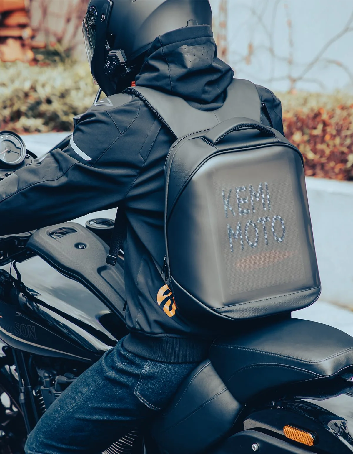 LED Backpack with DIY Programming for Motorcycle Travel and Camping - Image 6