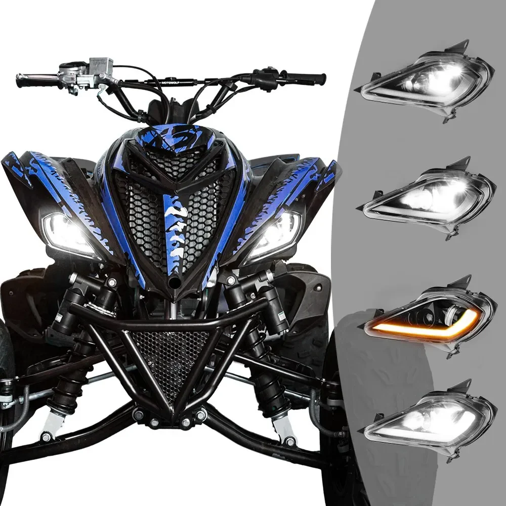 LED Headlights Set for 2006-2024 YAMAHA YFZ 450 RAPTOR 350 700 700R - Image 9