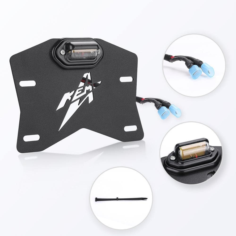Universal LED License Plate Bracket Kit Fit Can-Am, Polaris - Image 4