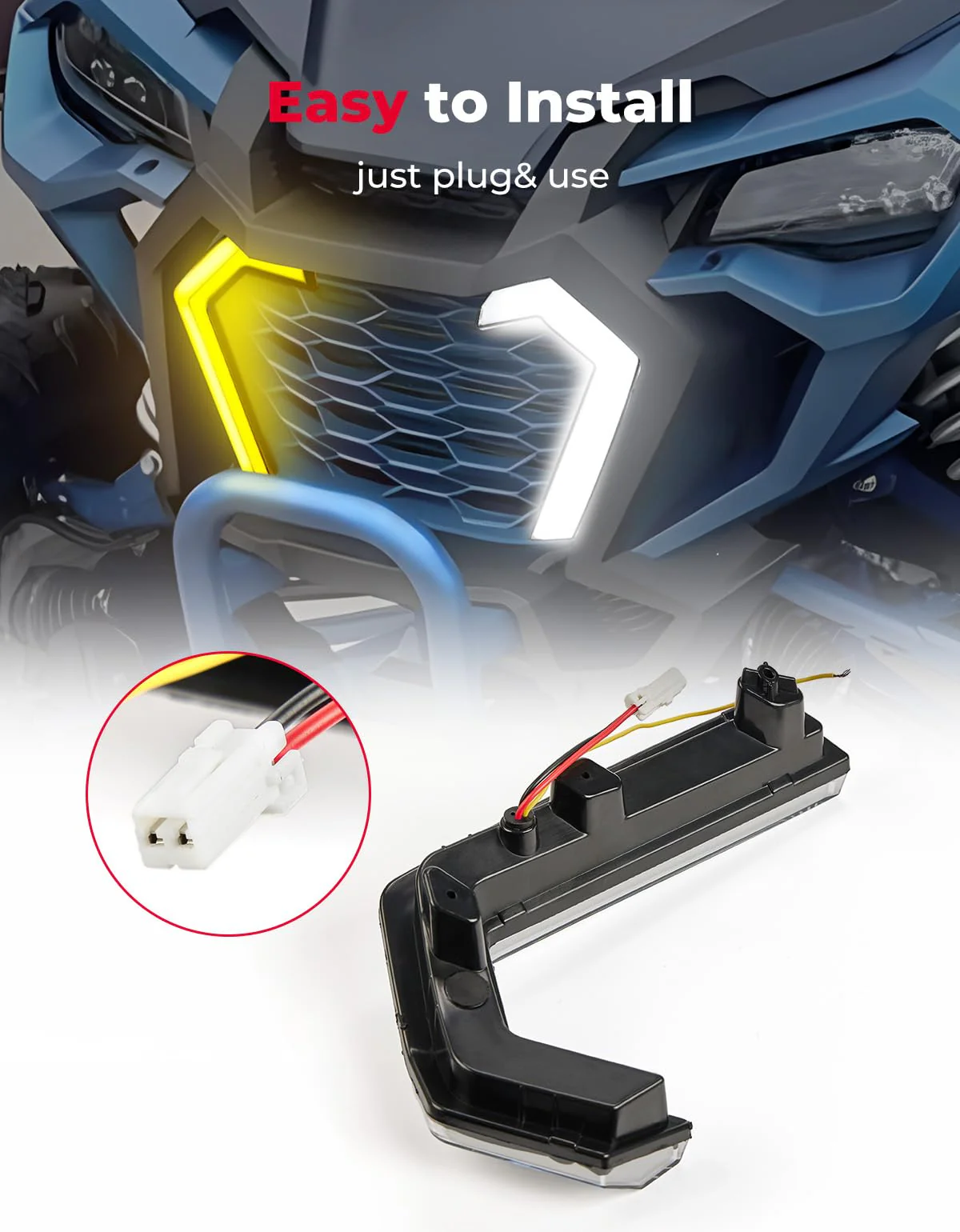 LED Turn Signal Fang Lights for Talon 1000R 1000X 1000X-4 - Image 4