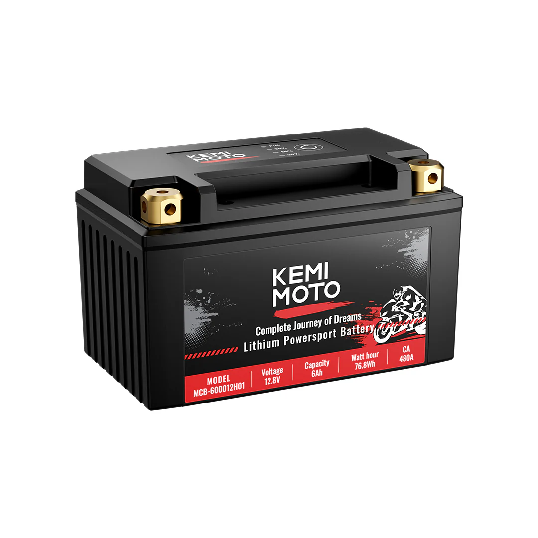 12v 6Ah LiFePO4 Lithium Battery for Motorcycle/ Lawn Mower /ATV/ UTV - Image 6