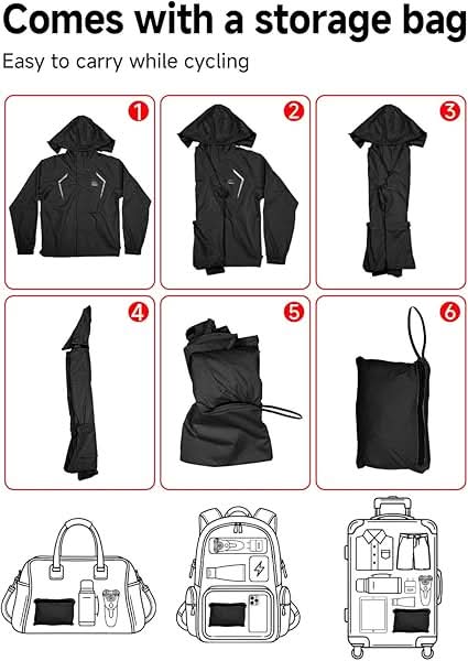 Lightweight Waterproof Jacket for Cycling & Running - Image 5