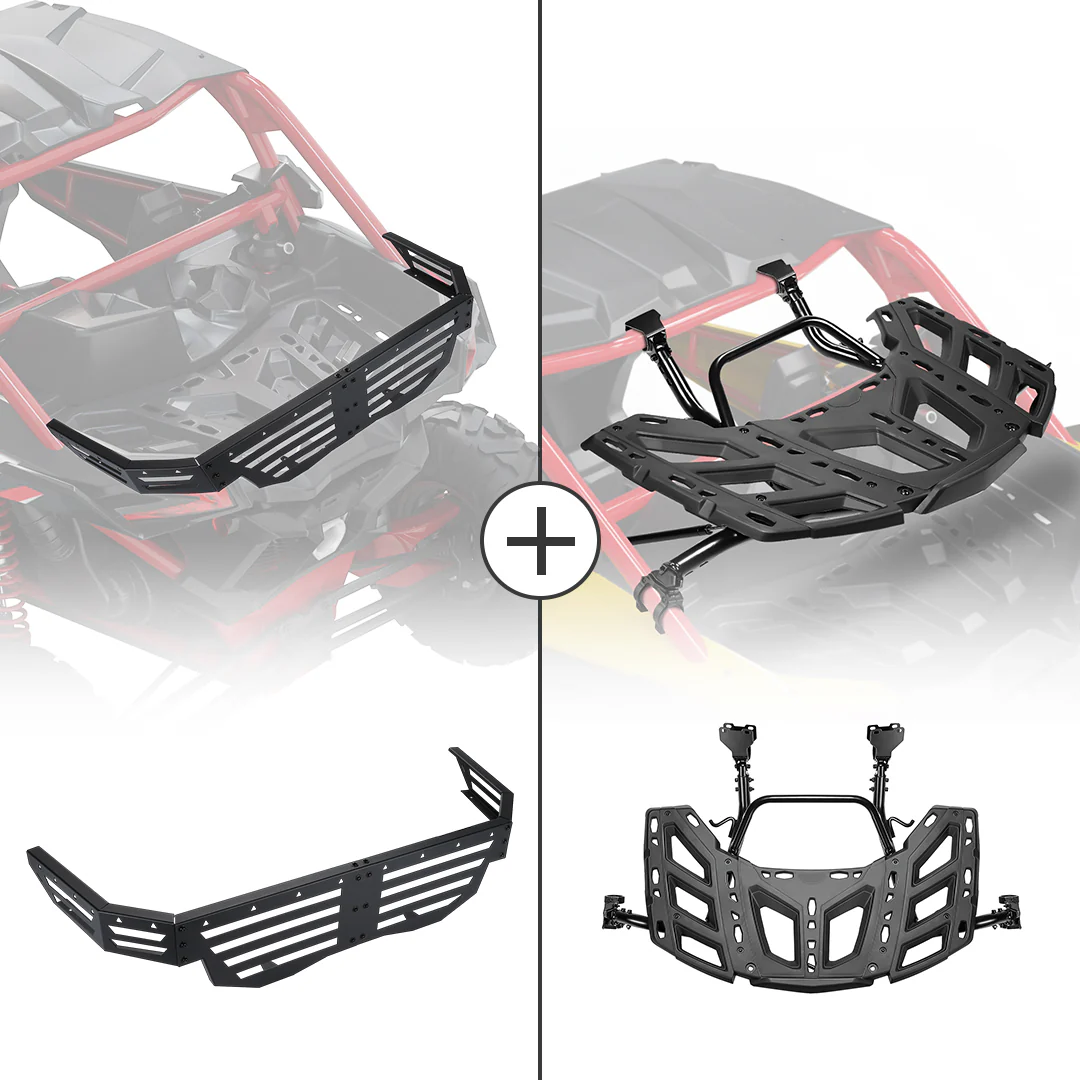 LinQ Pivoting Rack & Rear Cargo Tailgate for Maverick X3/MAX