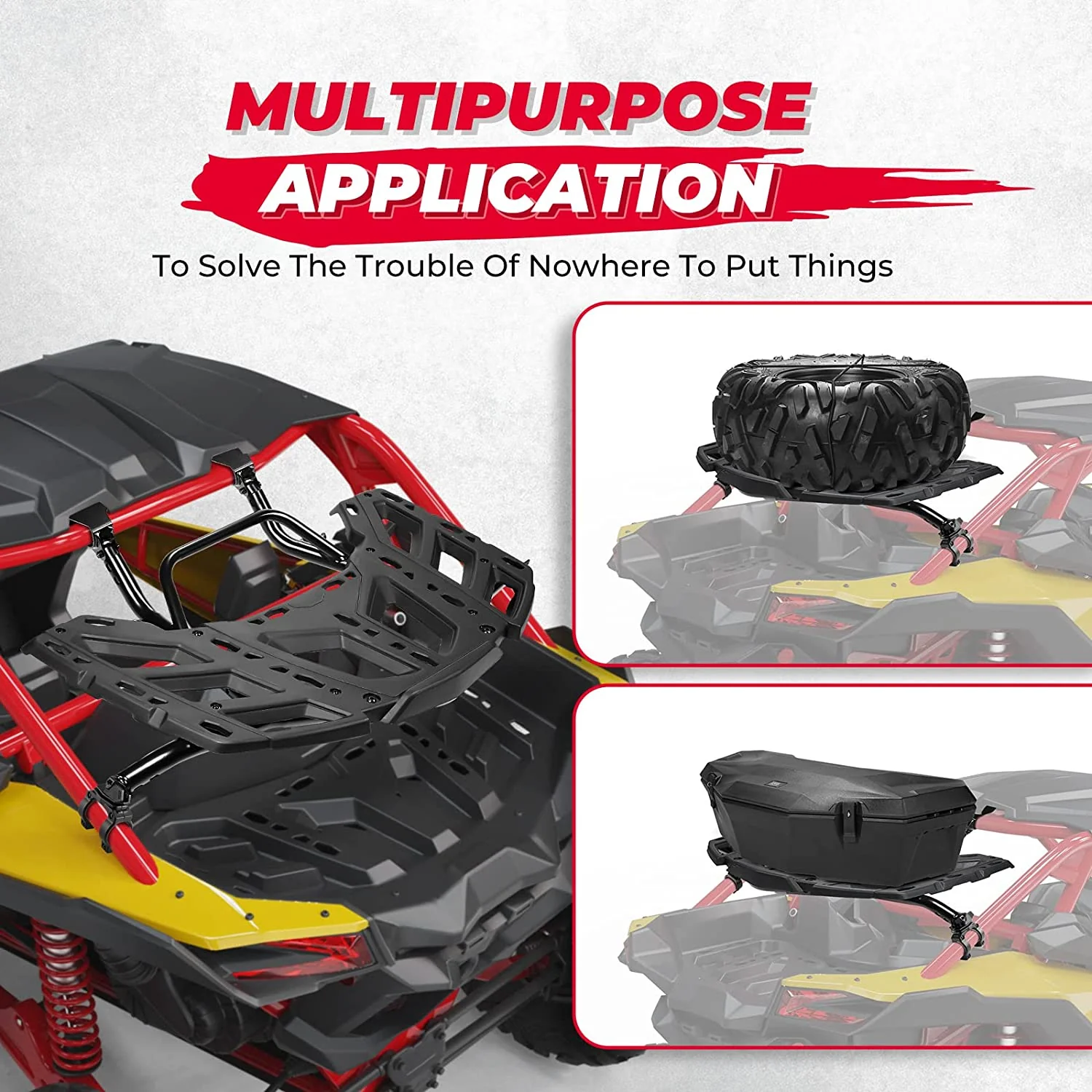 LinQ Pivoting Rack & Rear Storage Bag for Maverick X3/MAX - Image 10