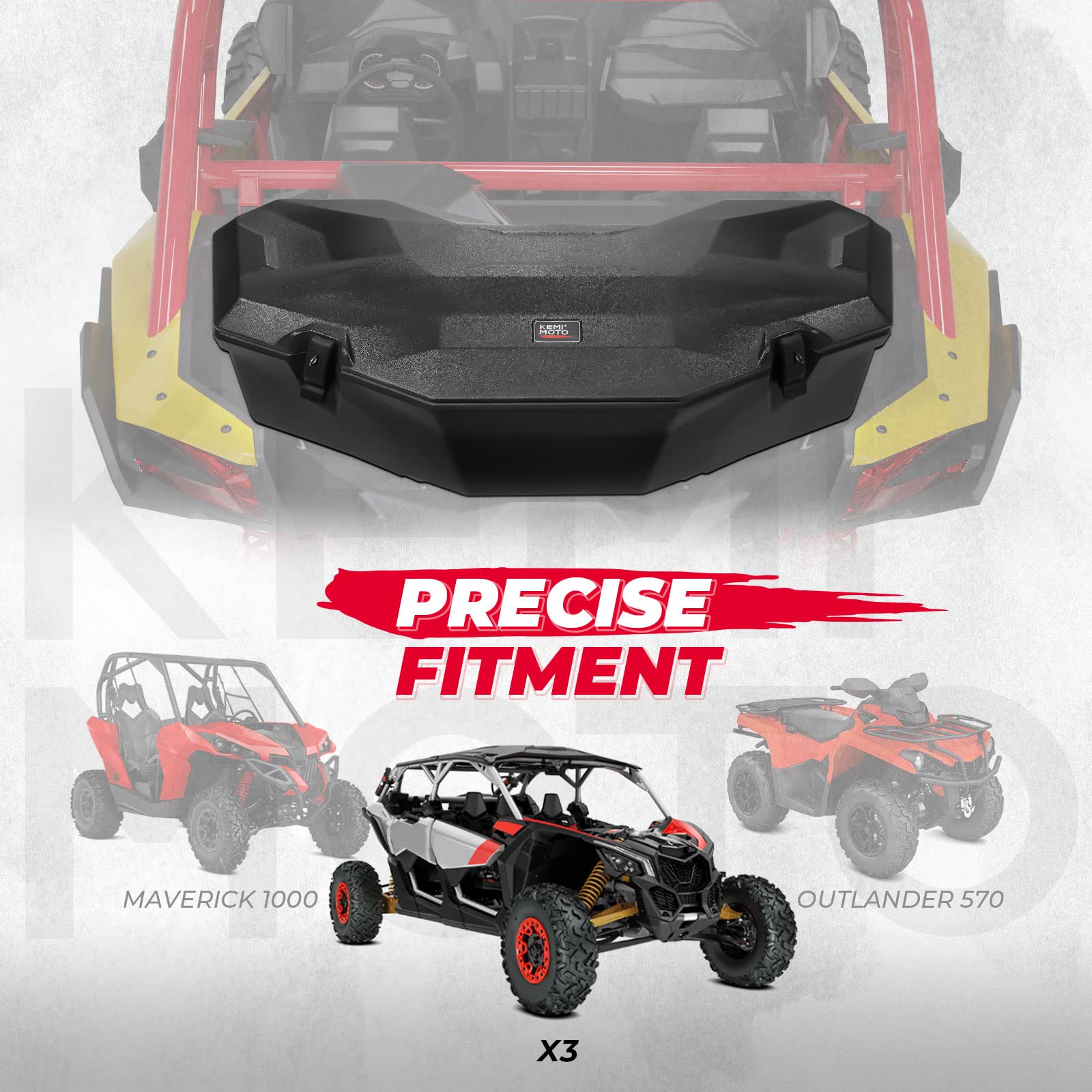 LinQ Pivoting Rack & Rear Storage Box for Maverick X3/MAX - Image 14