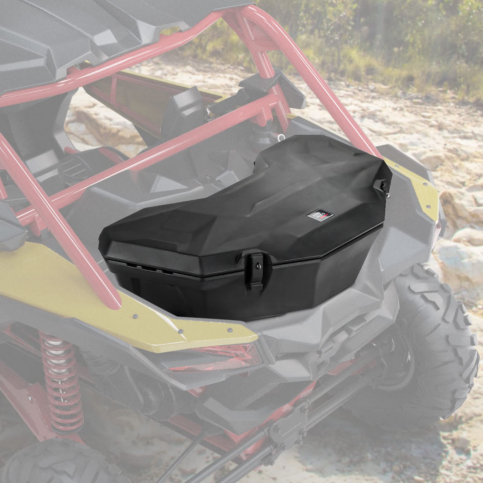 LinQ Pivoting Rack & Rear Storage Box for Maverick X3/MAX - Image 2