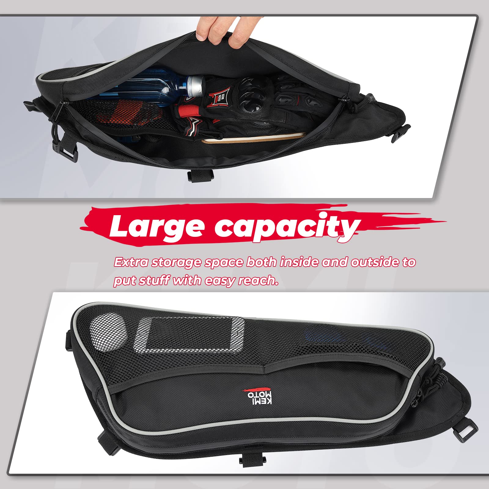 Lower Door Storage Bags for Can Am Maverick X3/MAX - Set of Two - Image 2