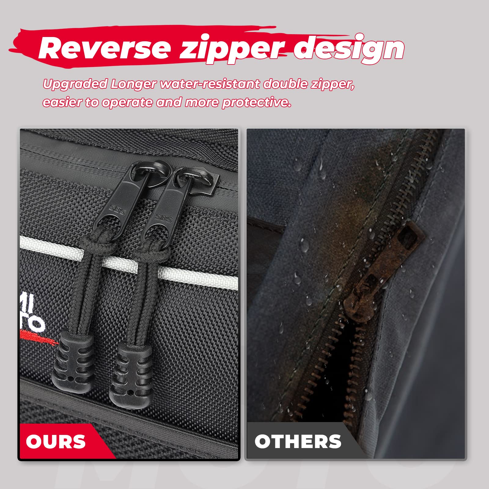 Lower Door Storage Bags for Can Am Maverick X3/MAX - Set of Two - Image 4