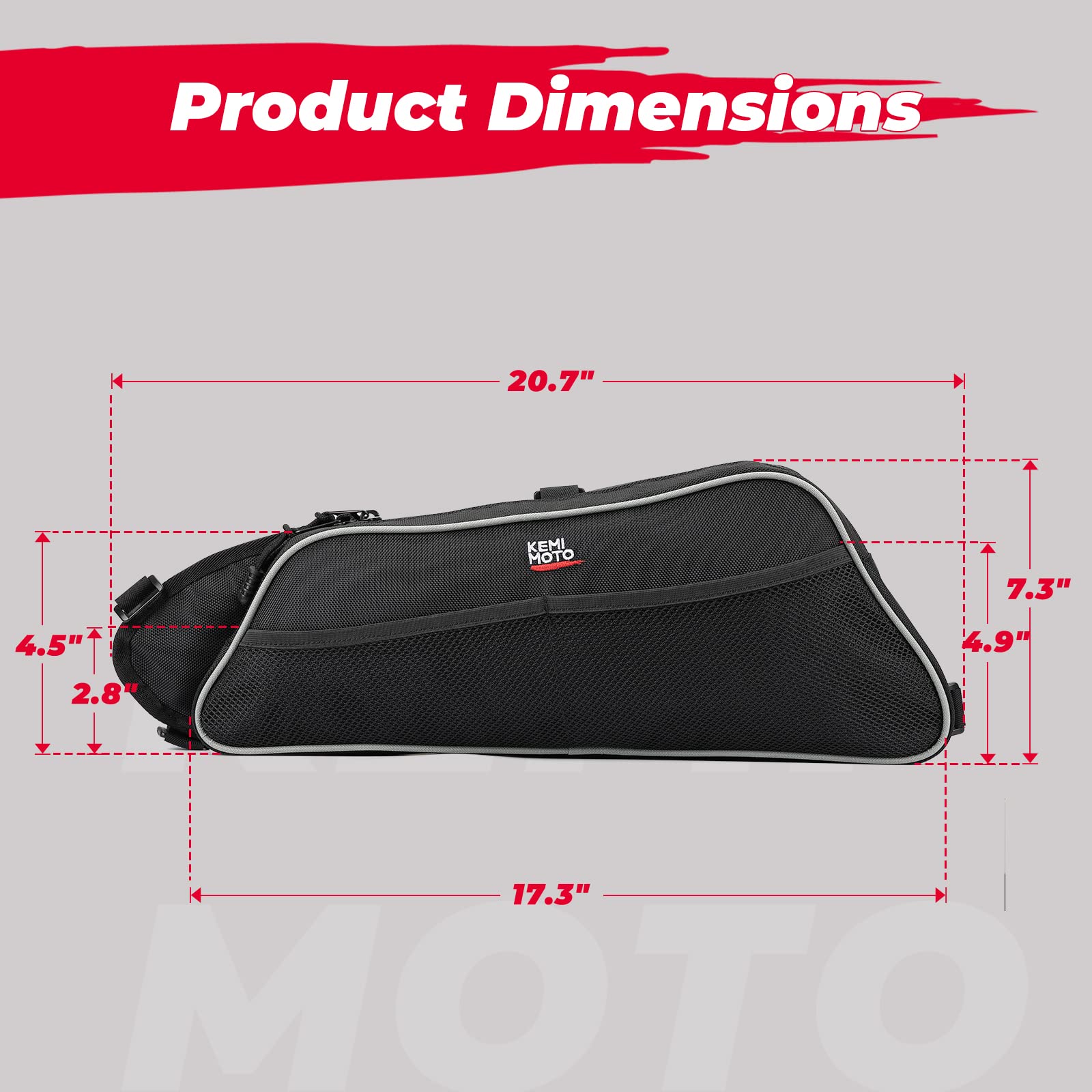 Lower Door Storage Bags for Can Am Maverick X3/MAX - Set of Two - Image 7