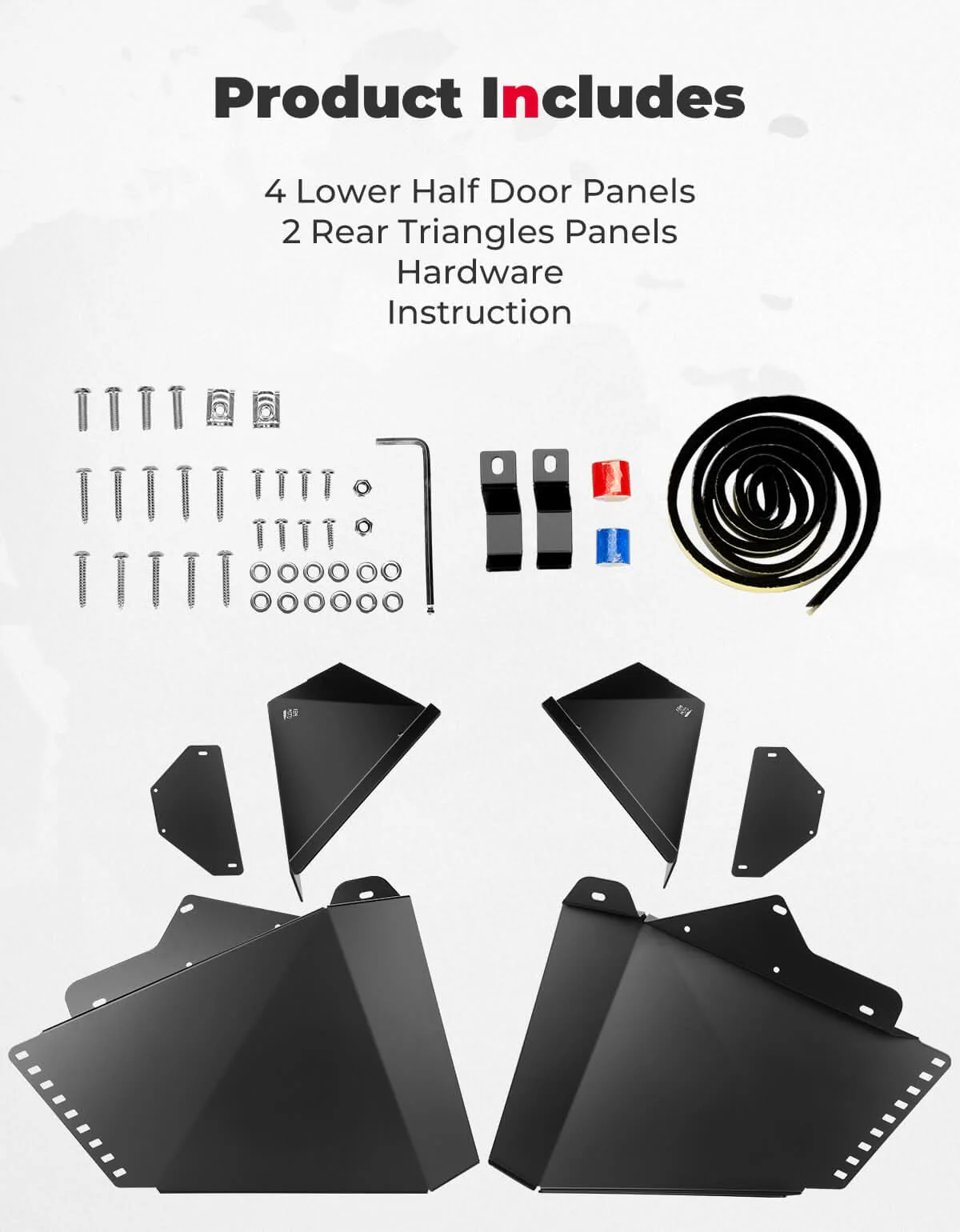 Lower Doors Inserts for CFMOTO ZForce 500 | 800 | 1000 - Image 6