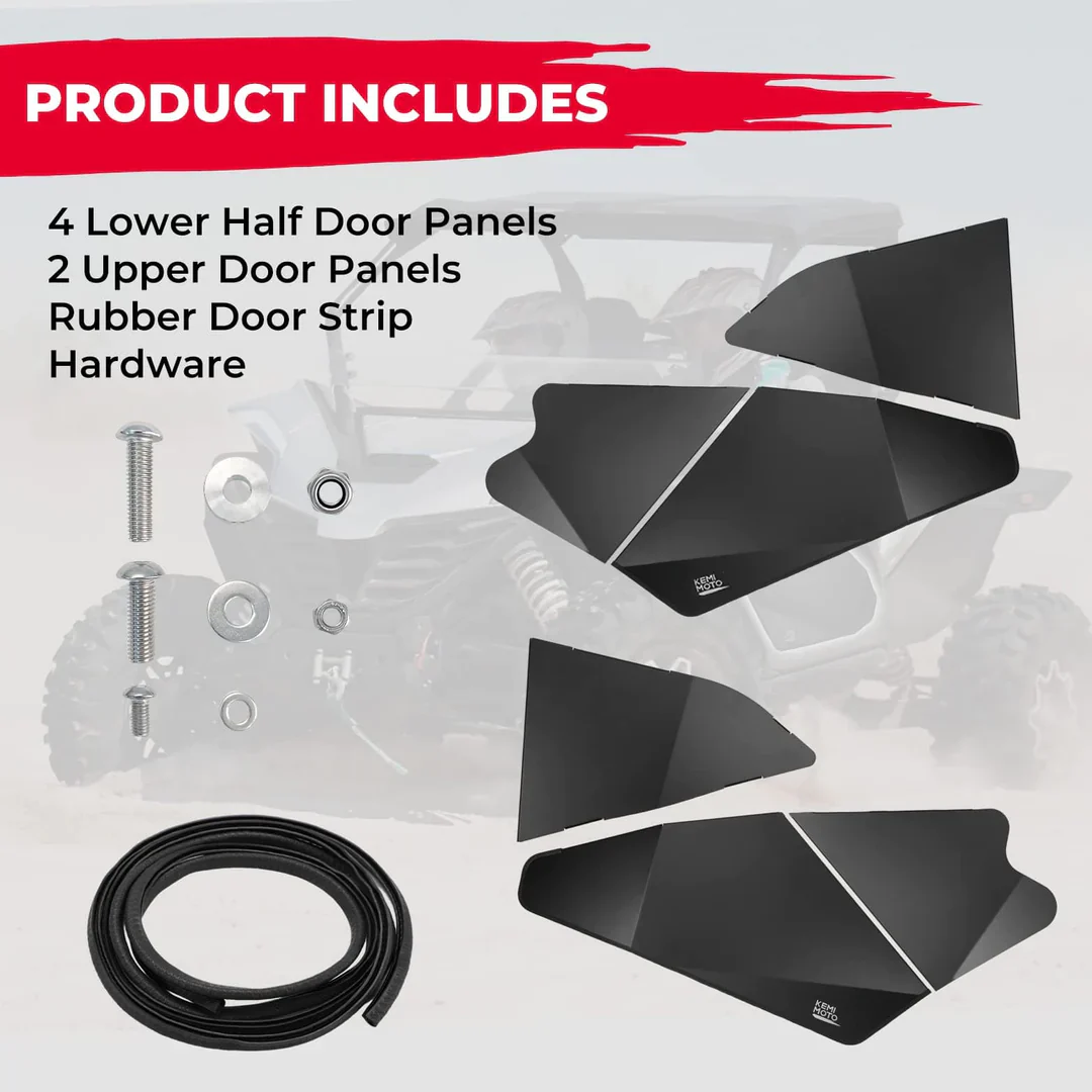 Lower Doors Inserts & Soft Cab Enclosures for CFMOTO ZForce 950 - Image 4