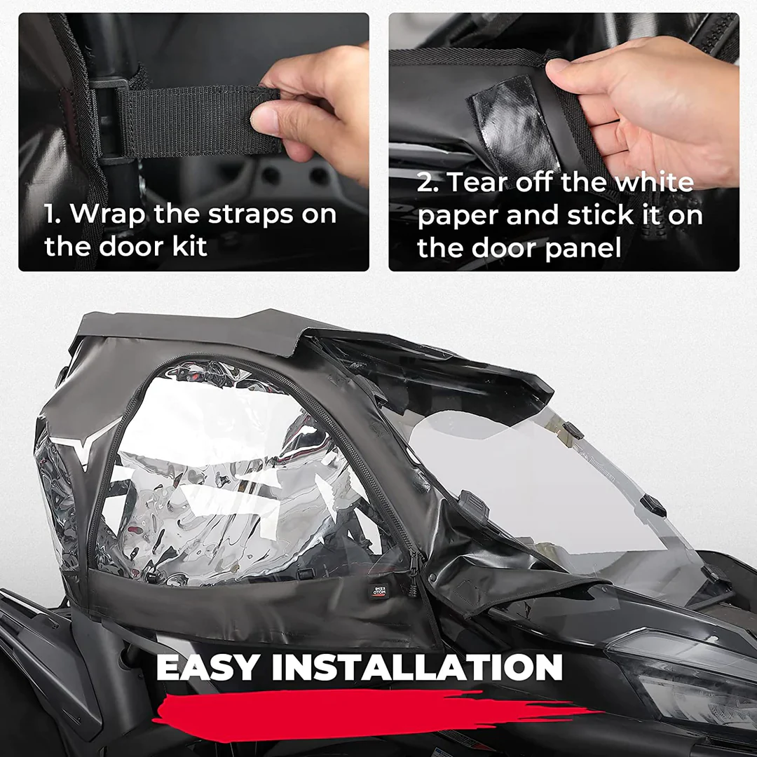Lower Doors Inserts & Soft Cab Enclosures for CFMOTO ZForce 950 - Image 6
