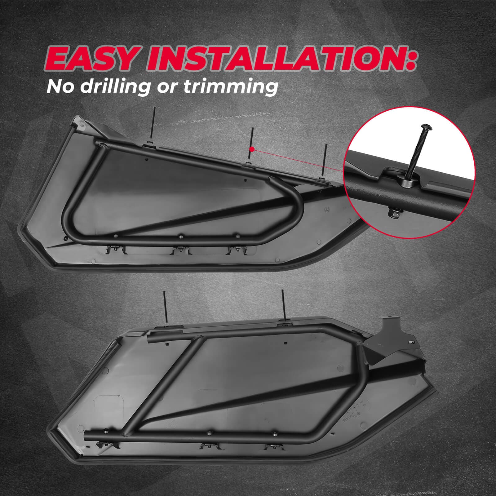 Lower Doors Panels & Door Strorage Bags For Can-Am Maverick X3 MAX - Image 5