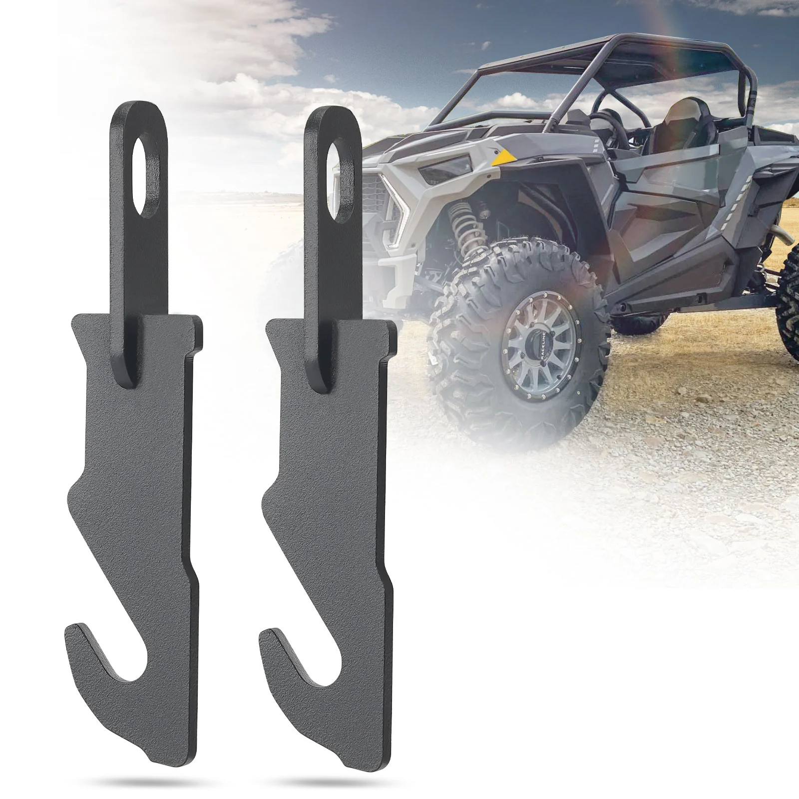 Lower Half Door and Door Latches Extender for Polaris RZR - Image 3