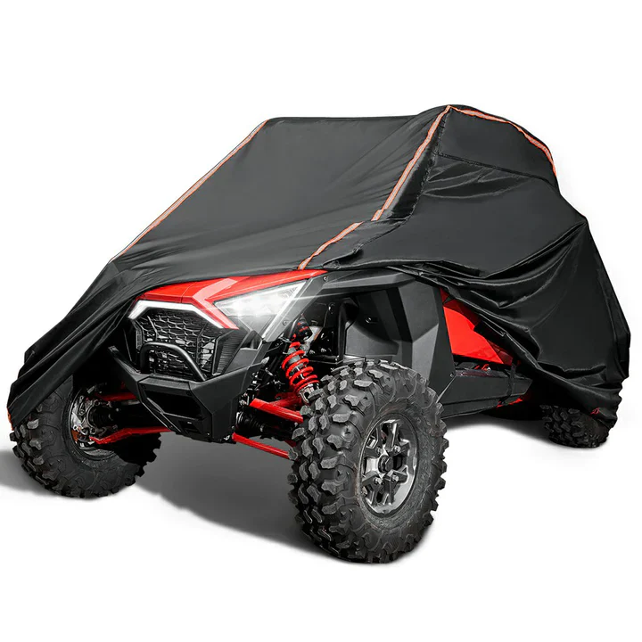 Lower Half Door Inserts Panels & UTV Cover with Rlective Strip for Polaris RZR - Image 3