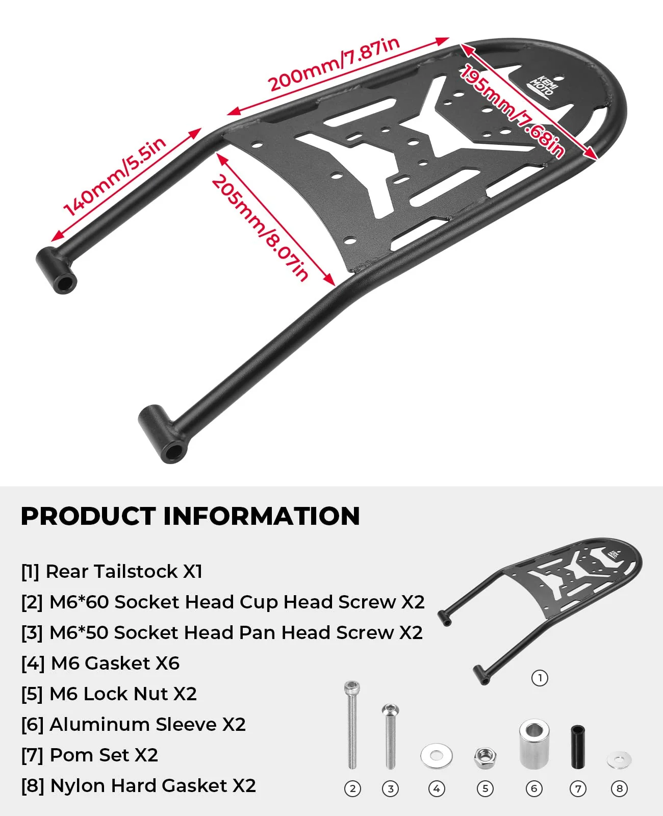 Luggage Storage Rack for DRZ400S DRZ400SM - Image 5