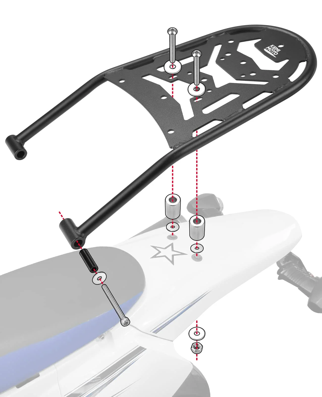 Luggage Storage Rack for DRZ400S DRZ400SM - Image 6