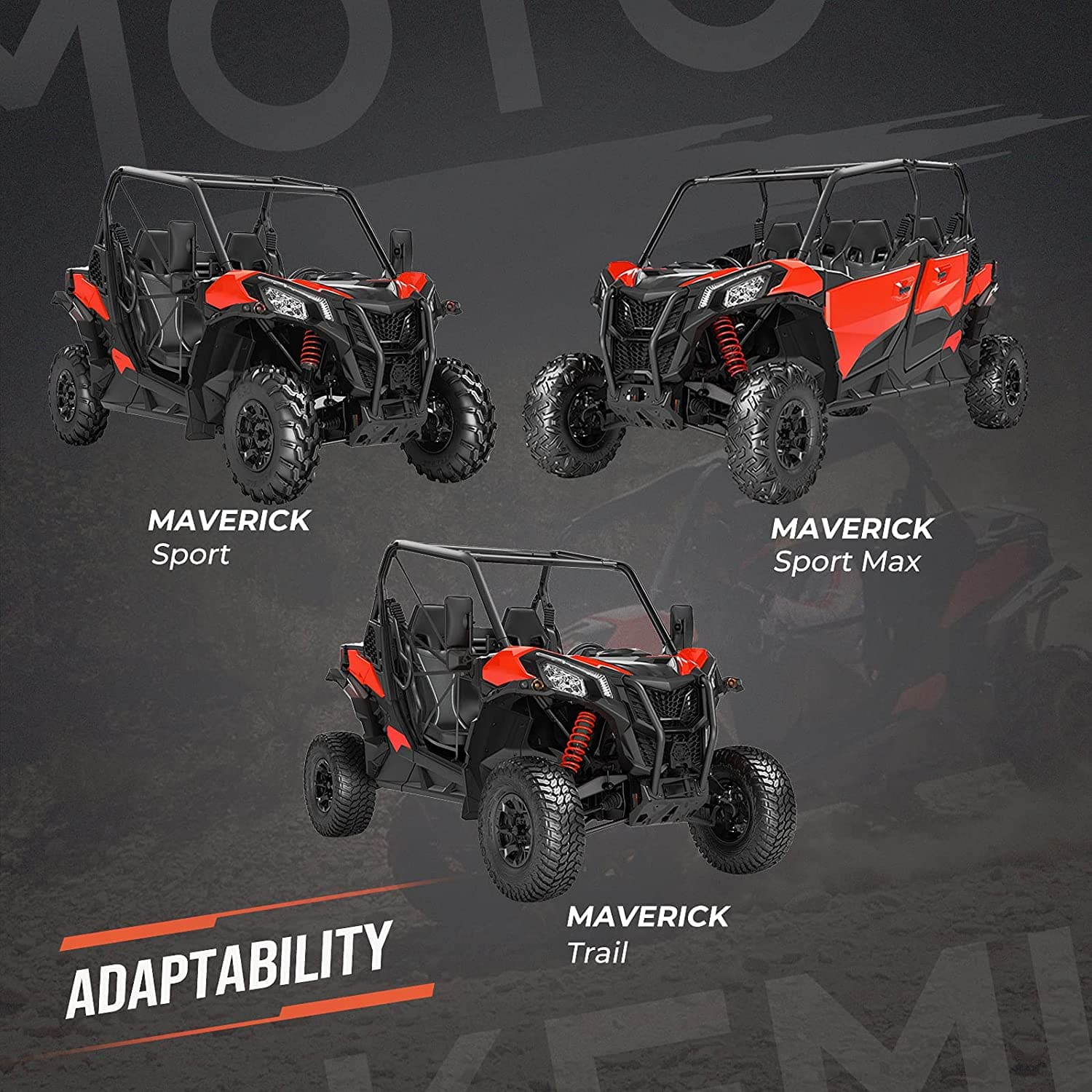 Overhead Storage Roof Bag for Can-Am Maverick Trail & Sport, Commander - Image 6