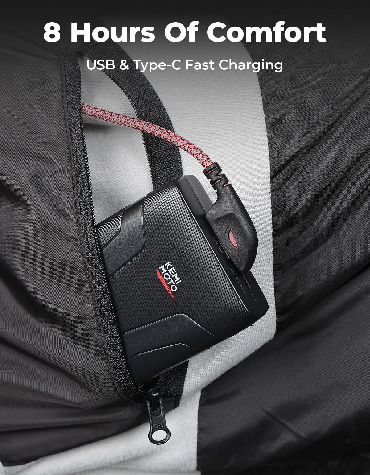 Member Day Gift Heated Vest for Women and Men Thermal Reflective with Battery Pack - Image 13